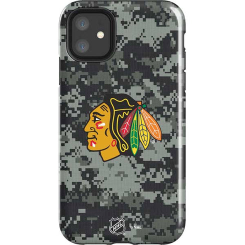 NHL Chicago Blackhawks Camo iPhone 11 Impact Case