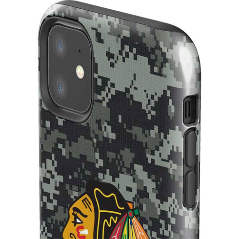 NHL Chicago Blackhawks Camo iPhone 11 Impact Case