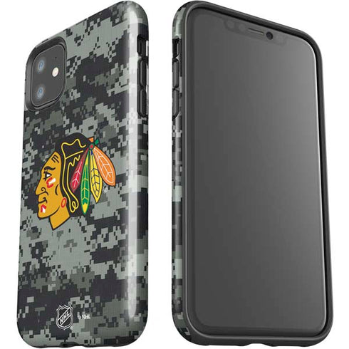NHL Chicago Blackhawks Camo iPhone 11 Impact Case