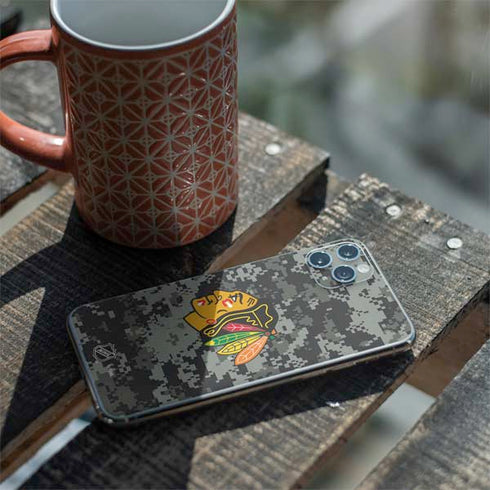 NHL Chicago Blackhawks Camo iPhone 11 Pro Max Skin