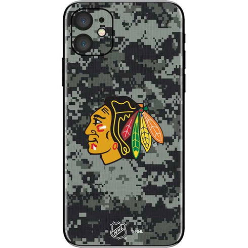 NHL Chicago Blackhawks Camo iPhone 11 Skin