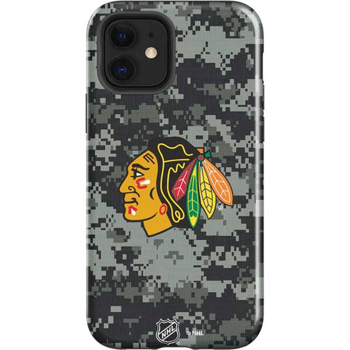 NHL Chicago Blackhawks Camo iPhone 12 Impact Case