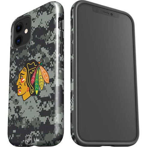NHL Chicago Blackhawks Camo iPhone 12 Impact Case
