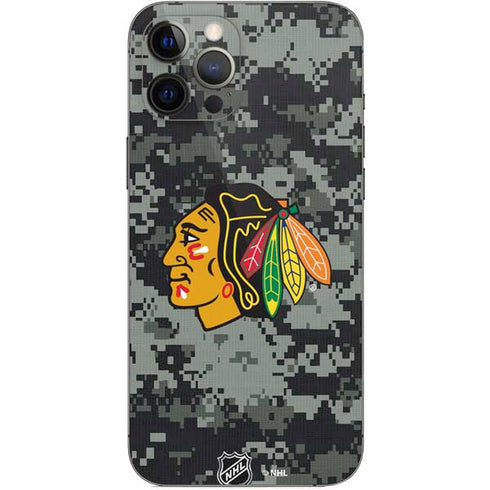 NHL Chicago Blackhawks Camo iPhone 12 Pro Max Skin