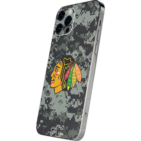 NHL Chicago Blackhawks Camo iPhone 12 Pro Skin