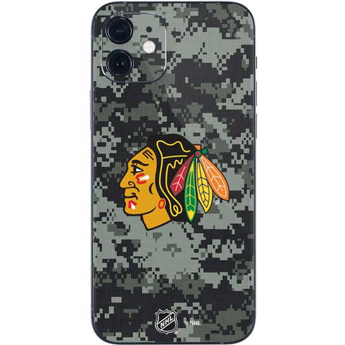 NHL Chicago Blackhawks Camo iPhone 12 Skin