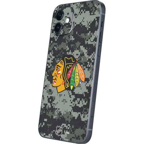 NHL Chicago Blackhawks Camo iPhone 12 Skin