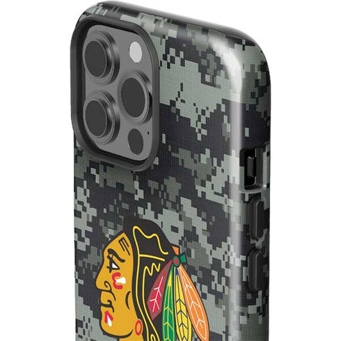 NHL Chicago Blackhawks Camo iPhone 13 Pro Max Impact Case
