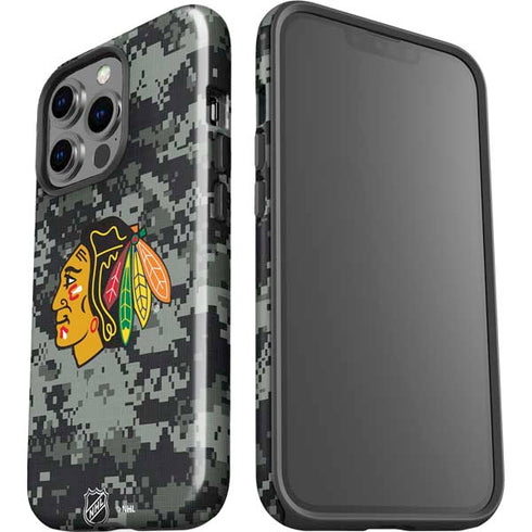NHL Chicago Blackhawks Camo iPhone 15 Pro Impact Case