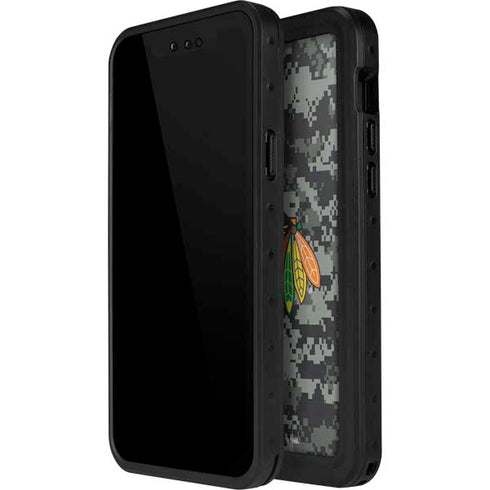NHL Chicago Blackhawks Camo iPhone 14 Pro Max Waterproof Case