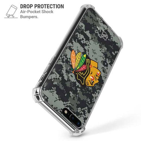 NHL Chicago Blackhawks Camo iPhone 7/8 Plus Clear Case