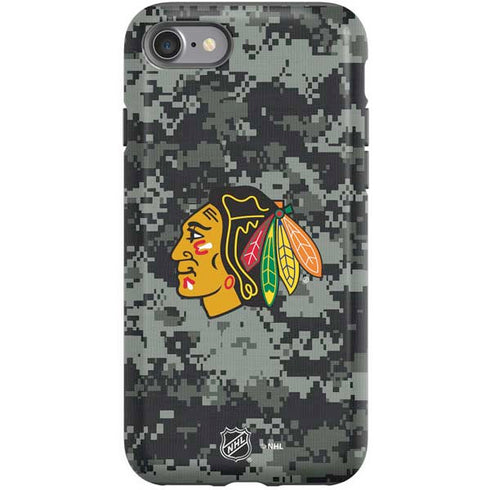 NHL Chicago Blackhawks Camo iPhone SE (2nd & 3rd Gen) Pro Case
