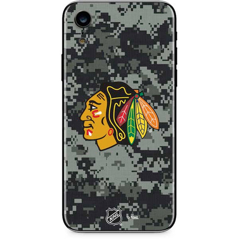 NHL Chicago Blackhawks Camo iPhone XR Skin