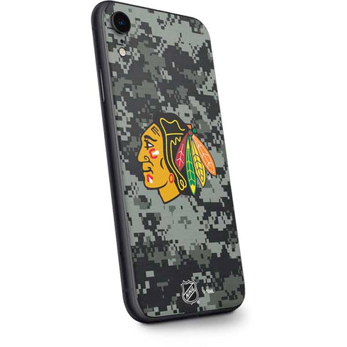 NHL Chicago Blackhawks Camo iPhone XR Skin
