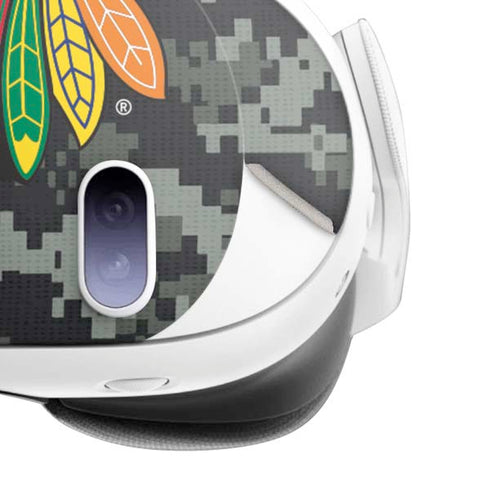 NHL Chicago Blackhawks Camo Meta Quest 3 Skin
