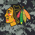 NHL Chicago Blackhawks Camo Moto E5 Play Skin