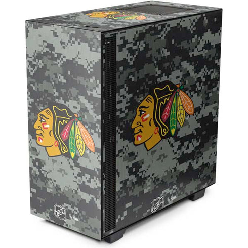 NHL Chicago Blackhawks Camo NZXT H510 Compact ATX Mid-Tower Case Skin