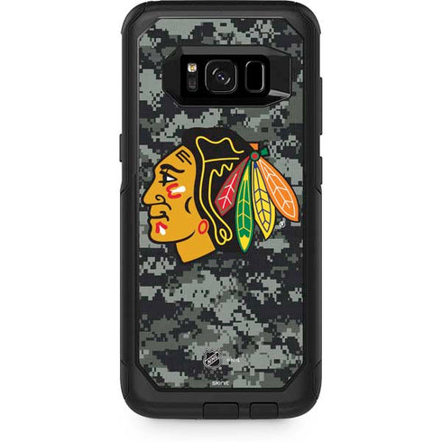 NHL Chicago Blackhawks Camo Otterbox Commuter Galaxy Skin