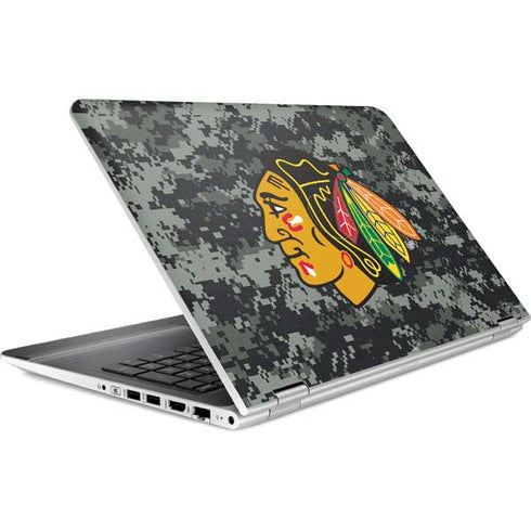 NHL Chicago Blackhawks Camo HP Pavilion Skin