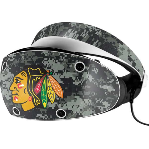 NHL Chicago Blackhawks Camo PlayStation VR2 Skin