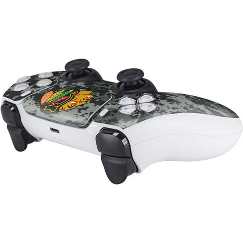 NHL Chicago Blackhawks Camo PS5 Controller Skin