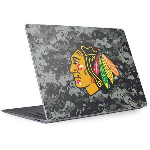 NHL Chicago Blackhawks Camo Surface Laptop 3 13.5in Skin