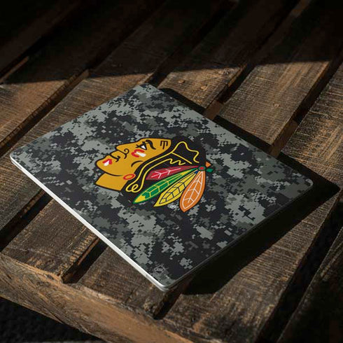 NHL Chicago Blackhawks Camo Surface Laptop 3 13.5in Skin