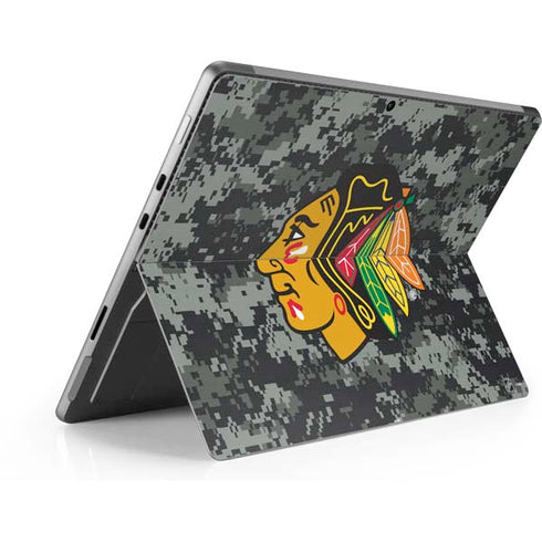 NHL Chicago Blackhawks Camo Surface Pro 8 Skin
