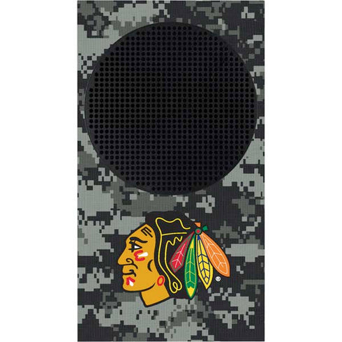 NHL Chicago Blackhawks Camo Xbox Series S Console Skin