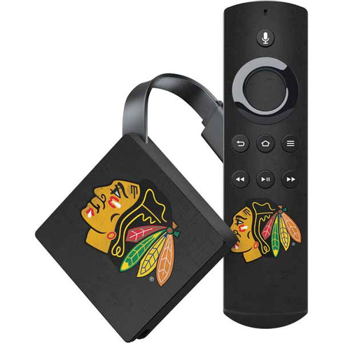 NHL Chicago Blackhawks Distressed Amazon Fire TV Skin