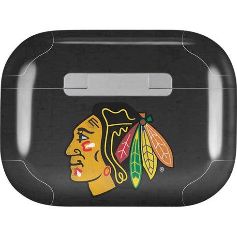 NHL Chicago Blackhawks Distressed Apple AirPods Pro Skin
