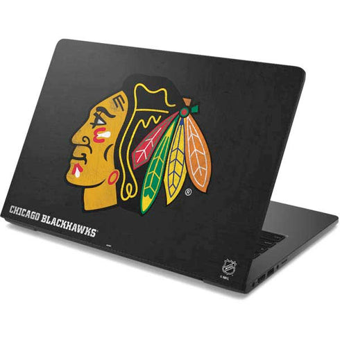 NHL Chicago Blackhawks Distressed Dell Chromebook Skin