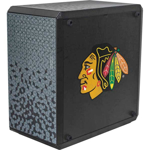 NHL Chicago Blackhawks Distressed Cooler Master MasterBox Q300L Mini Tower Skin