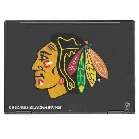 NHL Chicago Blackhawks Distressed HP Envy Skin