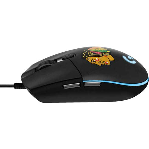 NHL Chicago Blackhawks Distressed G203 Prodigy RGB Wired Gaming Mouse Skin