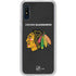 NHL Chicago Blackhawks Distressed Galaxy A10e Clear Case