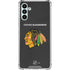 NHL Chicago Blackhawks Distressed Galaxy A13 5G Clear Case