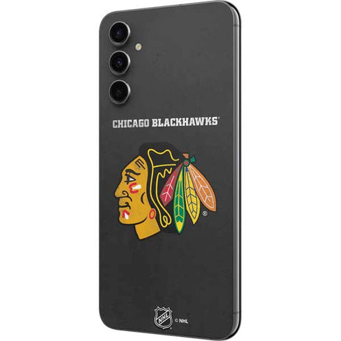 NHL Chicago Blackhawks Distressed Galaxy A14 5G Skin