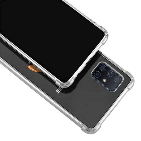 NHL Chicago Blackhawks Distressed Galaxy A71 5G Clear Case