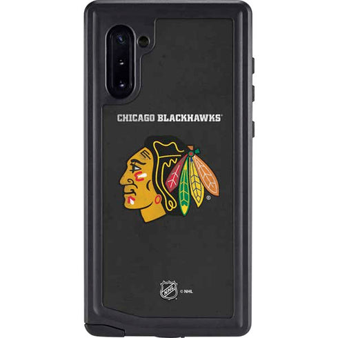 NHL Chicago Blackhawks Distressed Galaxy Note 10 Waterproof Case