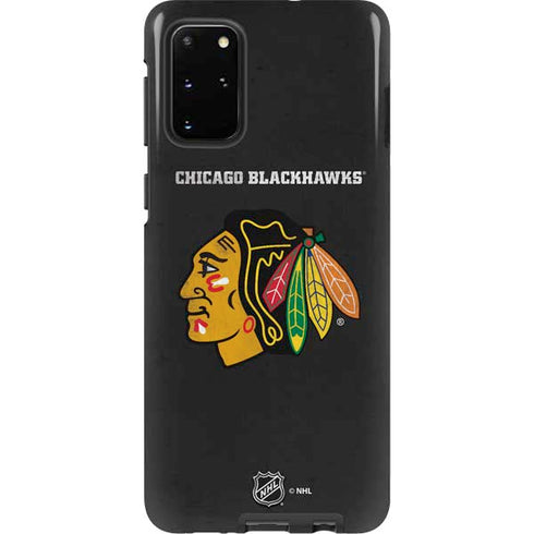 NHL Chicago Blackhawks Distressed Galaxy S20 Plus Pro Case