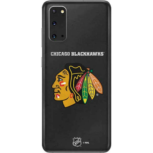 NHL Chicago Blackhawks Distressed Galaxy S20 Skin