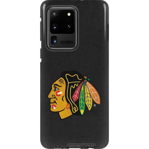 NHL Chicago Blackhawks Distressed Galaxy S20 Ultra 5G Pro Case