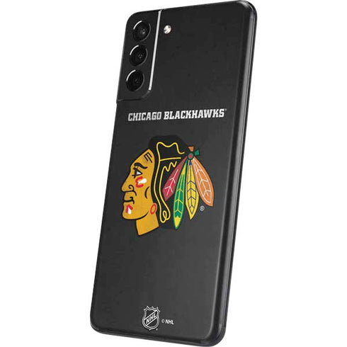 NHL Chicago Blackhawks Distressed Galaxy S21 Plus 5G Skin