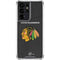 NHL Chicago Blackhawks Distressed Galaxy S21 Ultra 5G Clear Case