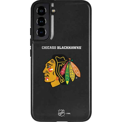 NHL Chicago Blackhawks Distressed Galaxy S22 Plus Pro Case