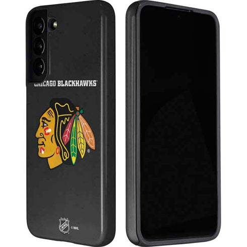 NHL Chicago Blackhawks Distressed Galaxy S22 Plus Pro Case