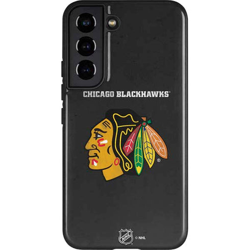 NHL Chicago Blackhawks Distressed Galaxy S22 Pro Case