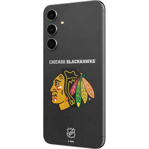NHL Chicago Blackhawks Distressed Galaxy S23 FE Skin