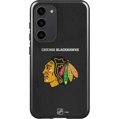 NHL Chicago Blackhawks Distressed Galaxy S23 Plus Pro Case